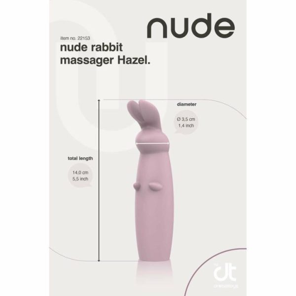 Mini & Bullet Vibrators | Nude Hazel Mini Rabbit Massager