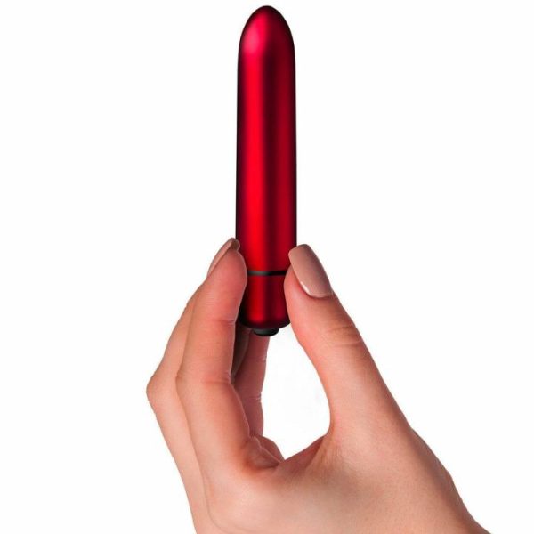 Mini & Bullet Vibrators | Rocks Off Truly Yours Scarlet Velvet 90mm Bullet