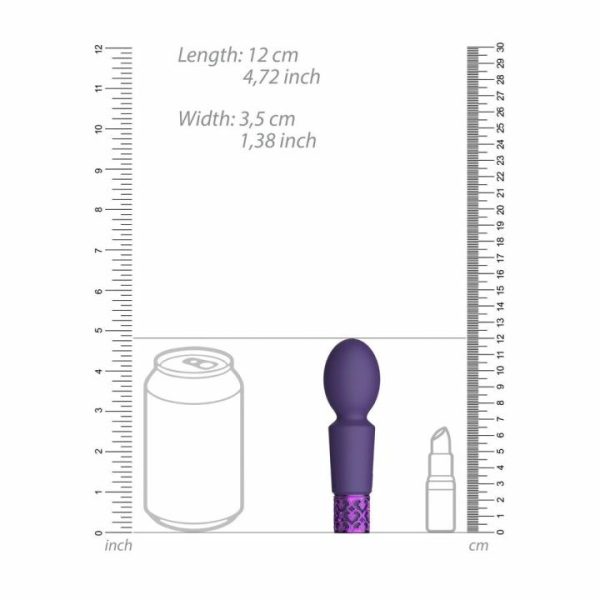 Mini & Bullet Vibrators | Royal Gems Brilliant Rechargeable Bullet Purple