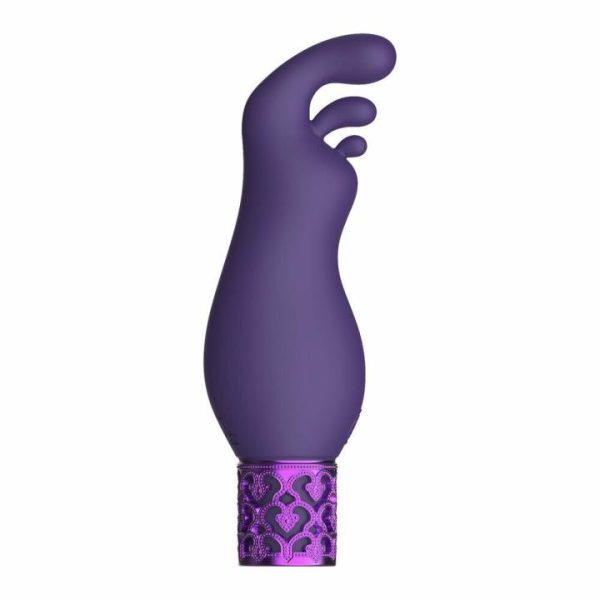 Mini & Bullet Vibrators | Royal Gems Exquisite Rechargeable Silicone Bullet Purple