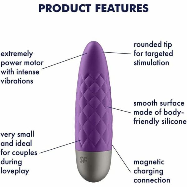 Mini & Bullet Vibrators | Satisfyer Ultra Power Bullet 5 Violet