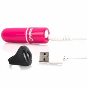 Mini & Bullet Vibrators | Screaming O Charged Vooom Pink Remote Control Bullet Vibe