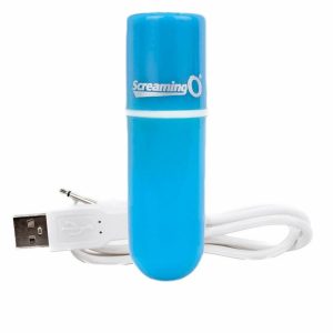 Mini & Bullet Vibrators | Screaming O Charged Vooom Rechargeable Bullet Blue