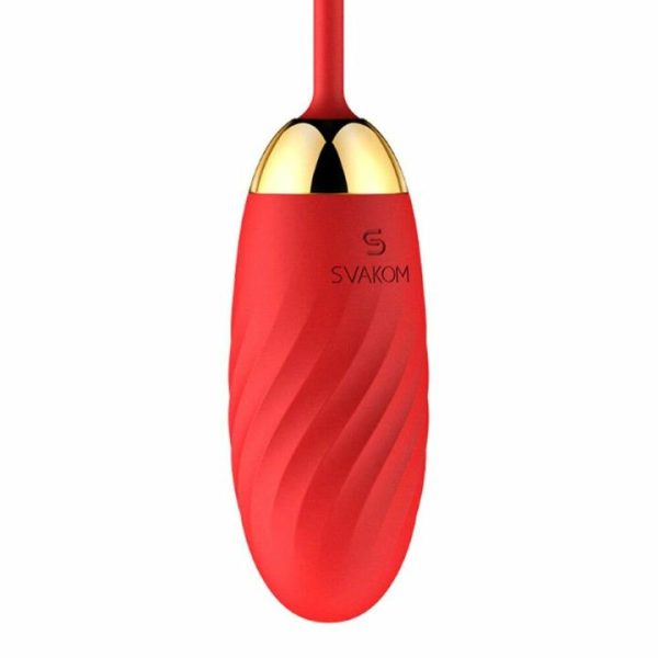 Mini & Bullet Vibrators | Svakom Ella Neo Red Interactive Vibrating Bullet