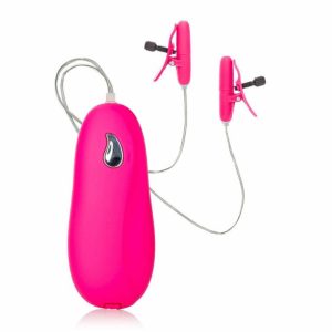 Nipple Vibrators | Heated Vibrating Nipple Teasers Pink