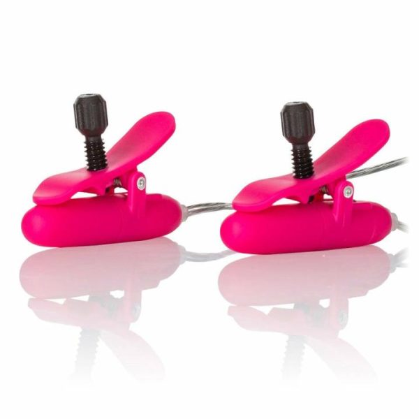 Nipple Vibrators | Heated Vibrating Nipple Teasers Pink