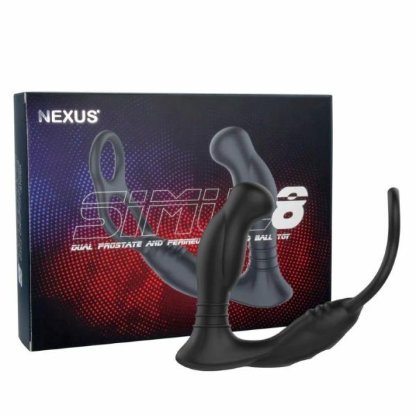 Prostate Massagers | Nexus Simul8 Dual Prostate And Perineum Cock And Ball Toy