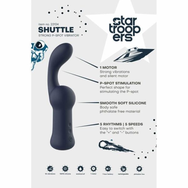 Prostate Massagers | Startroopers Shuttle Strong PSpot Vibe