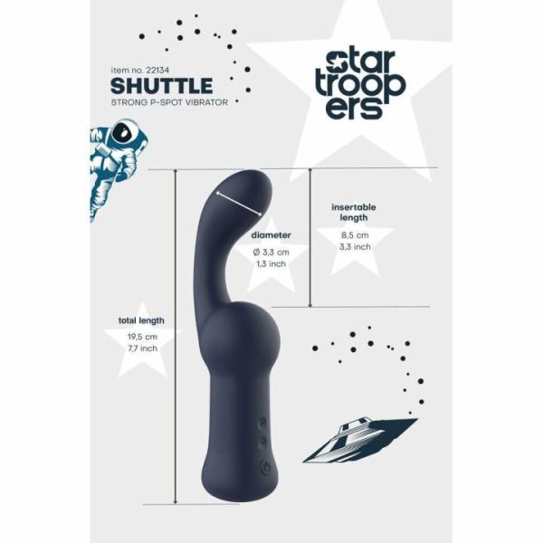 Prostate Massagers | Startroopers Shuttle Strong PSpot Vibe