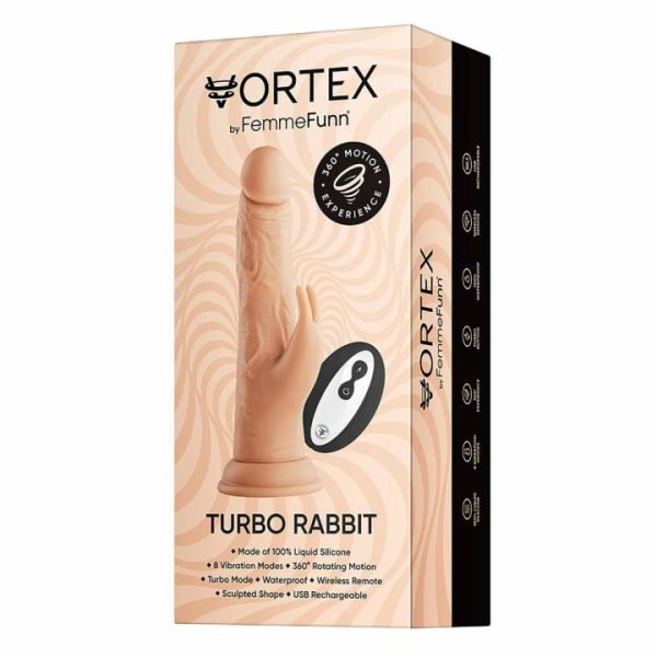 Rabbit Vibrators | FemmeFunn Vortex Wireless Turbo Rabbit Vibe