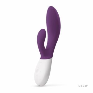 Rabbit Vibrators | Lelo Ina Wave 2 Luxury Rechargeable Vibe Plum