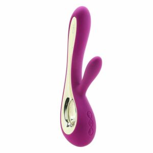 Rabbit Vibrators | Lelo Soraya 2 Dual Rabbit Vibrator Deep Rose