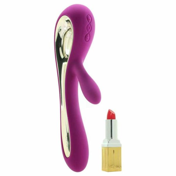 Rabbit Vibrators | Lelo Soraya 2 Dual Rabbit Vibrator Deep Rose