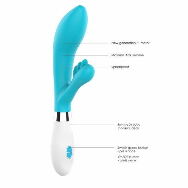 Rabbit Vibrators | Luminous Agave Ultra Soft Clit Stim Vibe Blue