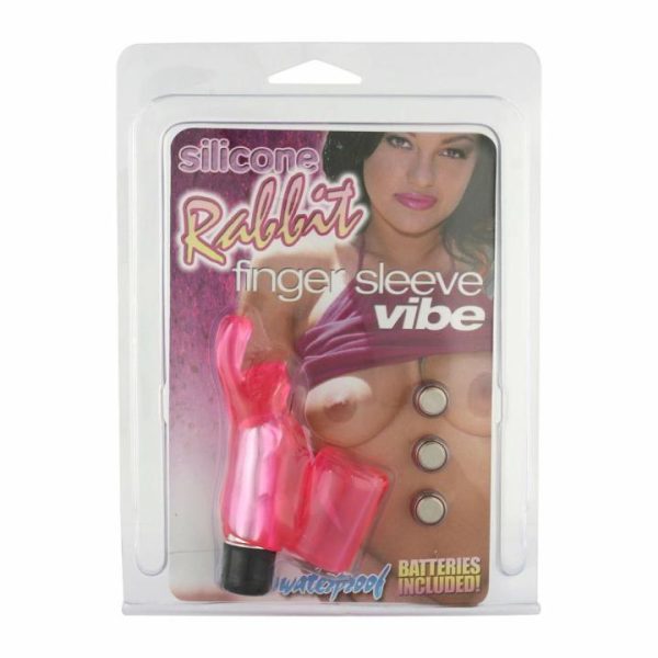 Rabbit Vibrators | Silicone Rabbit Finger Sleeve Vibe