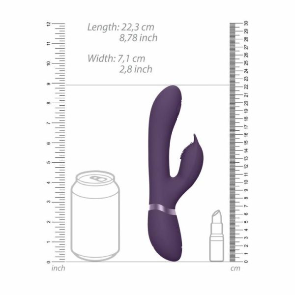 Rabbit Vibrators | Vive Aimi Pulse Wave And Vibrate G Spot Vibrator Purple