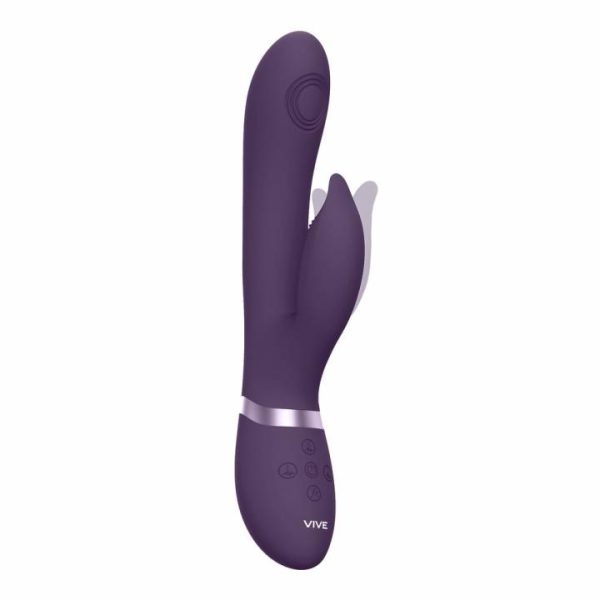 Rabbit Vibrators | Vive Aimi Pulse Wave And Vibrate G Spot Vibrator Purple