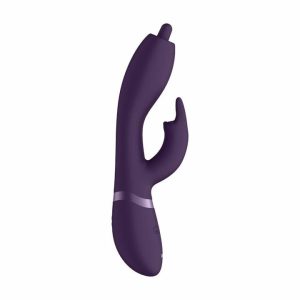 Rabbit Vibrators | Vive Nilo Purple Pinpoint Rotating G Spot Rabbit