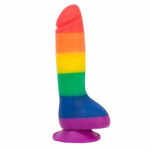 Realistic Dildos | Addiction Justin 8 Inch Rainbow Dildo