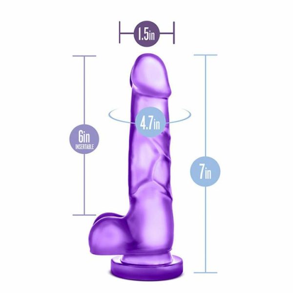 Realistic Dildos | B Yours Sweet N Hard Purple Dildo