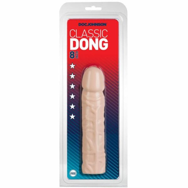 Realistic Dildos | Classic Dong 8 Inches Flesh Pink