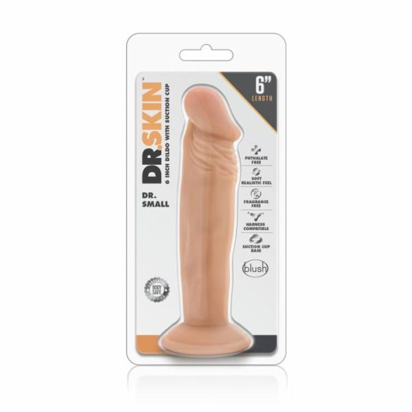 Realistic Dildos | Dr Skin Dr Small Â 6 Inch Flesh Dildo