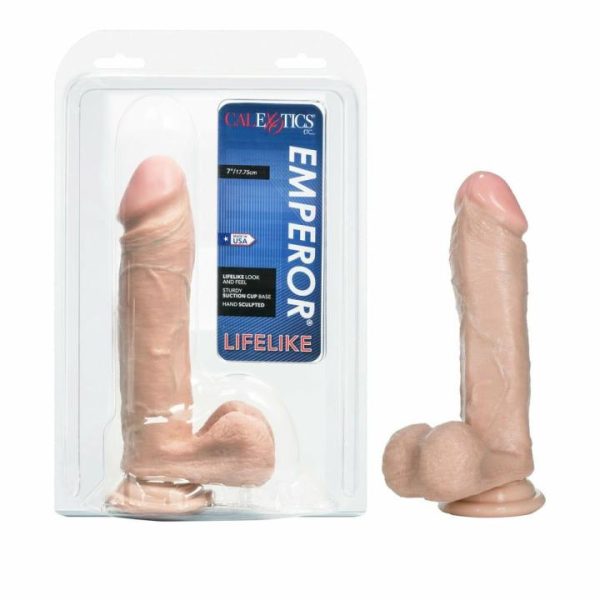 Realistic Dildos | Emperor 7 Inch Life Like Dildo Ivory