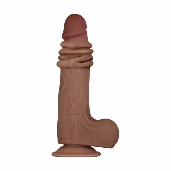 Realistic Dildos | Evolved Real Flex Skin Poseable Â Inch Dildo Flesh Brown