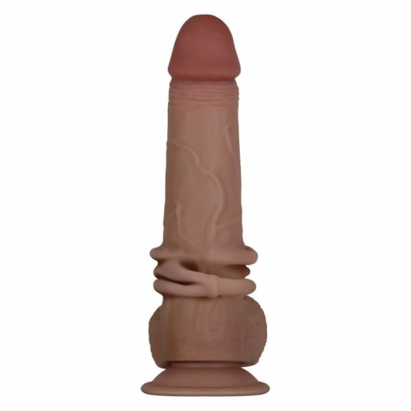 Realistic Dildos | Evolved Real Flex Skin Poseable Â Inch Dildo Flesh Brown