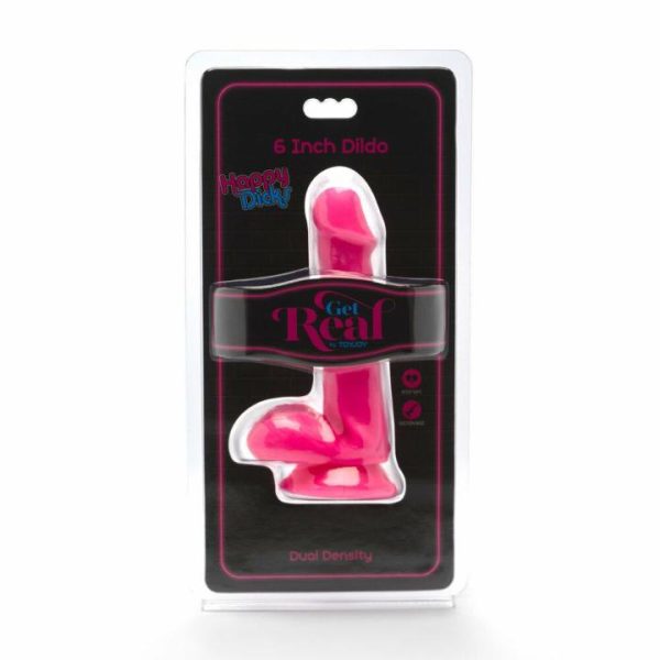 Realistic Dildos | Happy Dicks Dildo With Balls 6 Inches