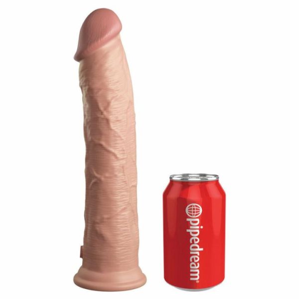 Realistic Dildos | King Cock Elite 11 Inch Dual Density Cock Flesh Pink