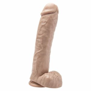 Realistic Dildos | ToyJoy Get Real 11 Inch Dong With Balls Flesh Pink