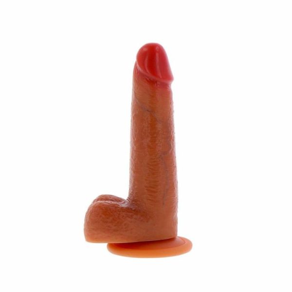 Realistic Dildos | ToyJoy Get Real Silicone Sliding Foreskin Dildo