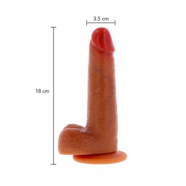 Realistic Dildos | ToyJoy Get Real Silicone Sliding Foreskin Dildo