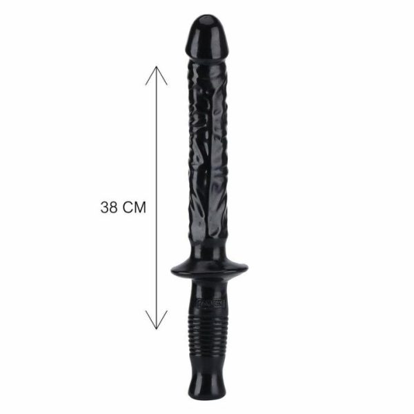 Realistic Dildos | ToyJoy The Manhandler 14.5 Inch Black