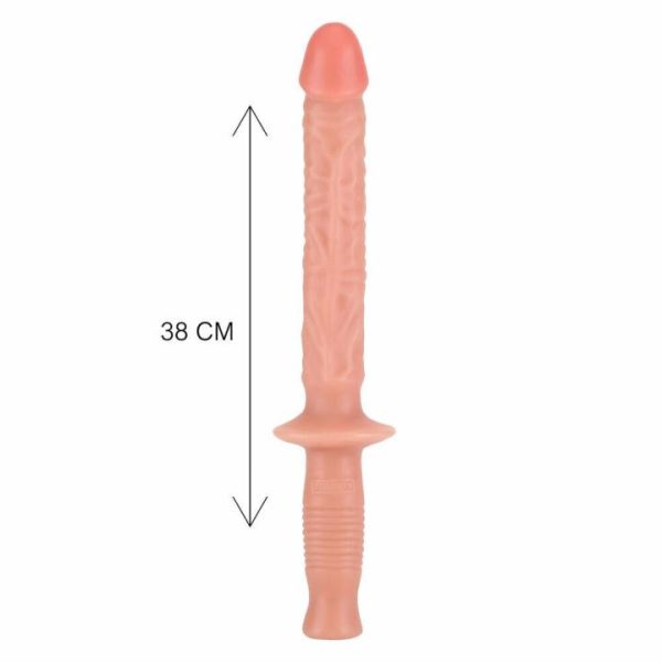 Realistic Dildos | ToyJoy The Manhandler 14.5 Inch Flesh Pink