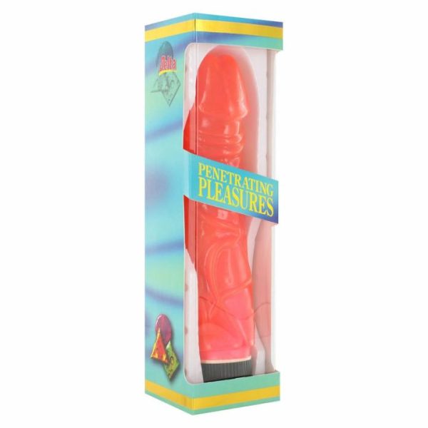 Realistic Vibrators | Jelly Vibrator Glitter Pink