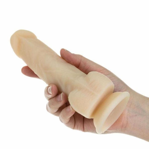 Realistic Vibrators | Naked Addiction 7 Inch Rotating and Vibrating Dong