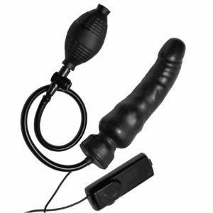 Realistic Vibrators | Ravage Vibrating Inflatable Dildo