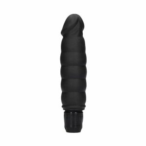 Realistic Vibrators | Ribbed Vibrator Black