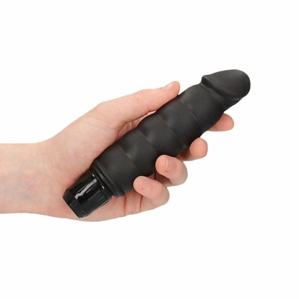 Realistic Vibrators | Ribbed Vibrator Black