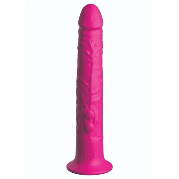 Realistic Vibrators | Vibrating Suction Cup Wall Banger Pink