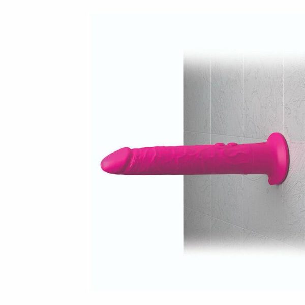 Realistic Vibrators | Vibrating Suction Cup Wall Banger Pink