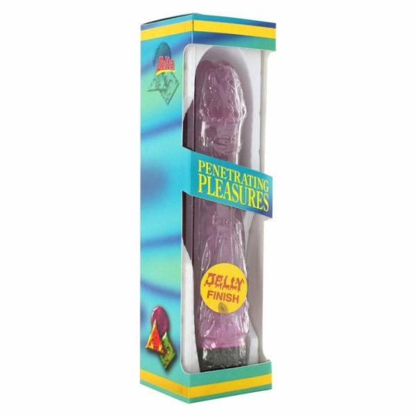 Realistic Vibrators | Vibrator Jelly 9 Inches Purple