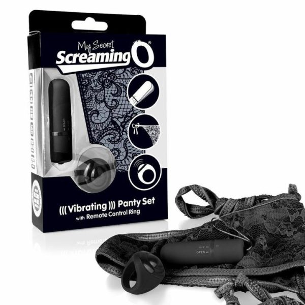 Remote Control Toys | My Secret Screaming O Charged Black Remote Control Panty Vibe