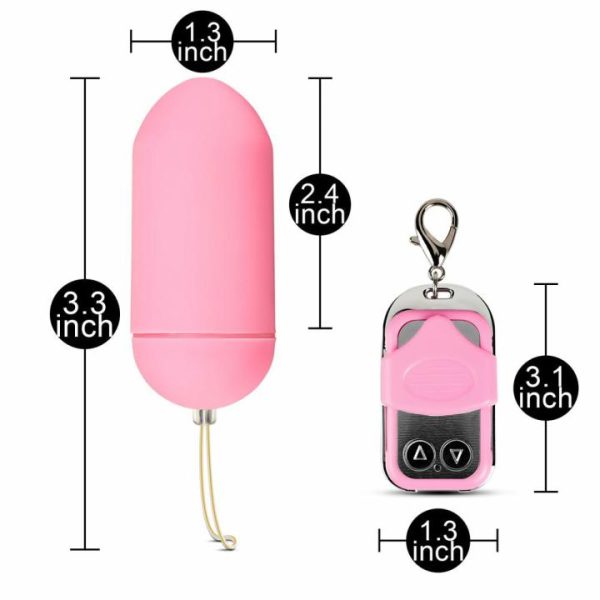 Sex Toy Kits | 10 Function Remote Control Vibrating Pink Egg