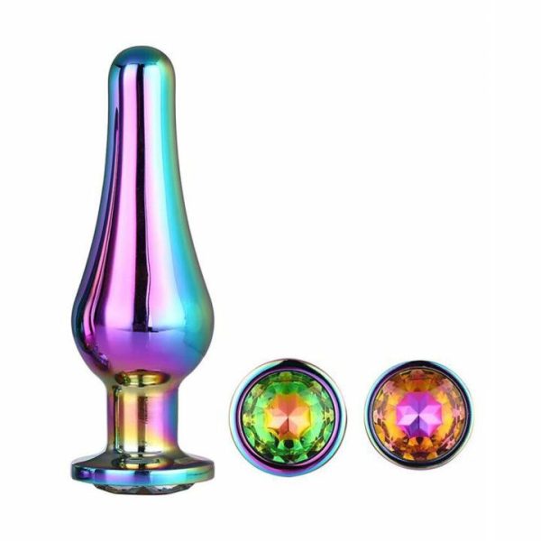 Sex Toy Kits | Gleaming Butt Plug Set Multicoloured