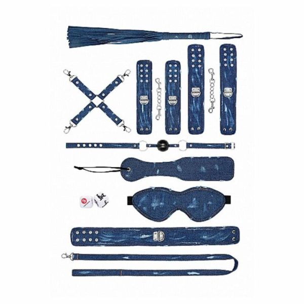 Sex Toy Kits | Ouch Tough Denim Style Bondage Kit