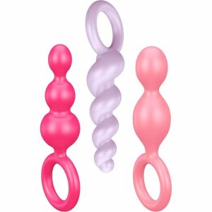 Sex Toy Kits | Satisfyer Booty Call Set Of 3 Multicolour Anal Plugs