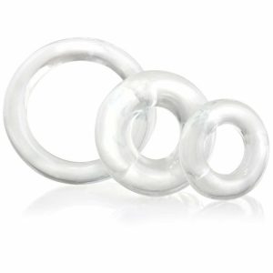 Sex Toy Kits | Screaming O RingO x3 Clear Cock Rings